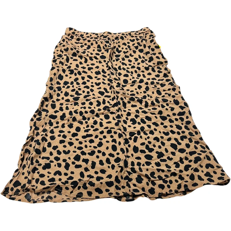 Skirt Midi By Gap In Animal Print, Size: Petite   Xs