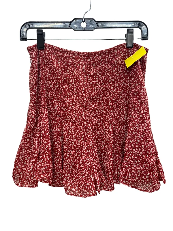 Skirt Midi By Vici In Red, Size: S