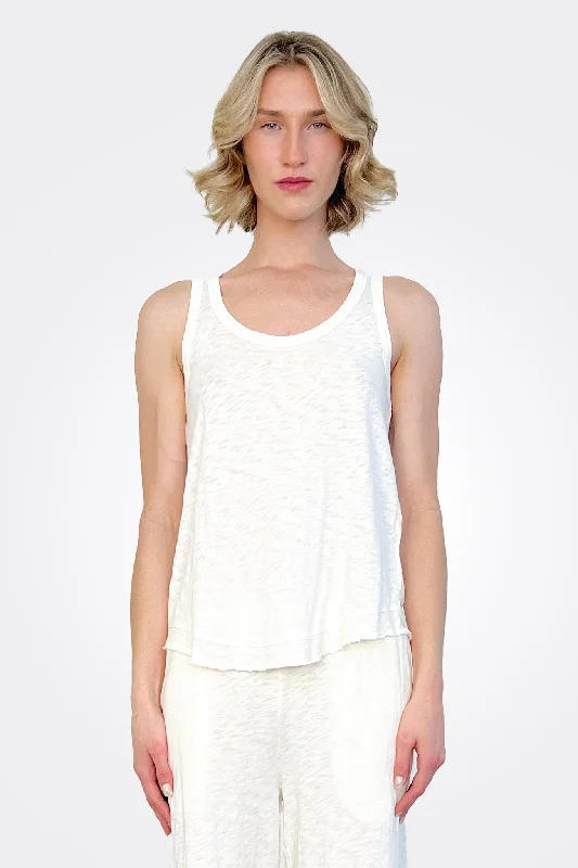 Bree Racer Tank - Natural