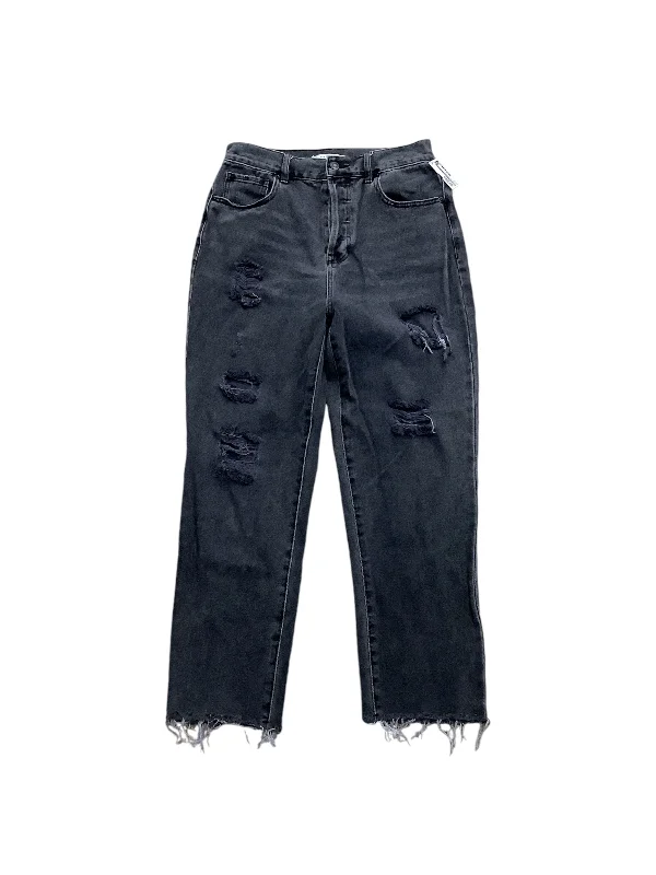 Jeans Boyfriend By Pacsun In Black Denim, Size: 8