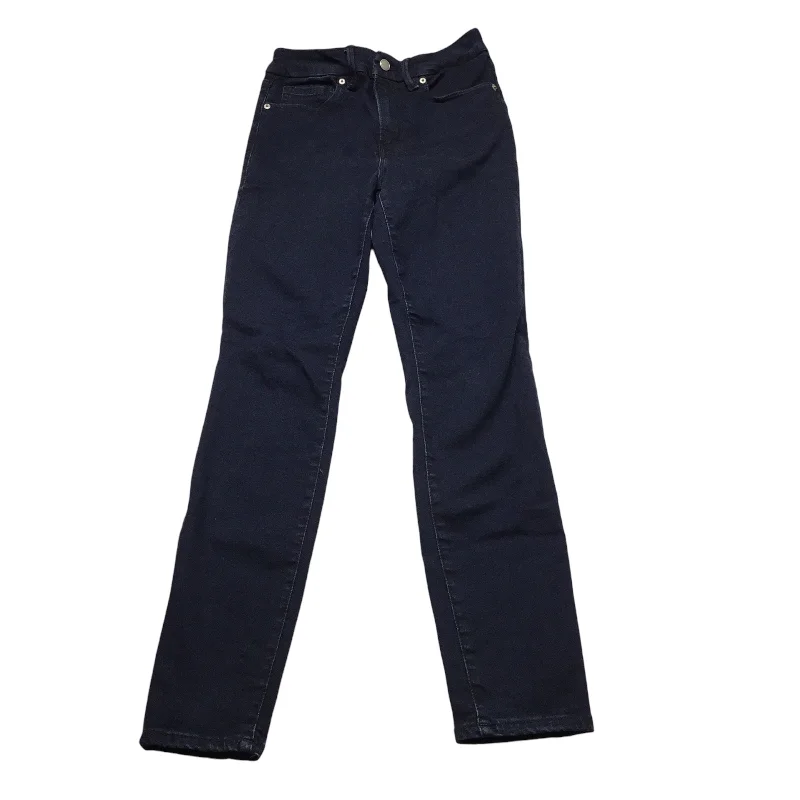 Jeans Skinny By Good American In Blue Denim, Size: 4