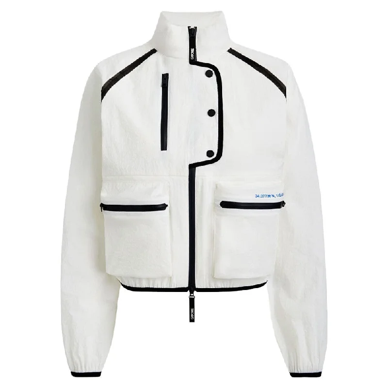 Gfore Contrast Stretch Cropped OPS Windbreaker Golf Jacket 2024 Women