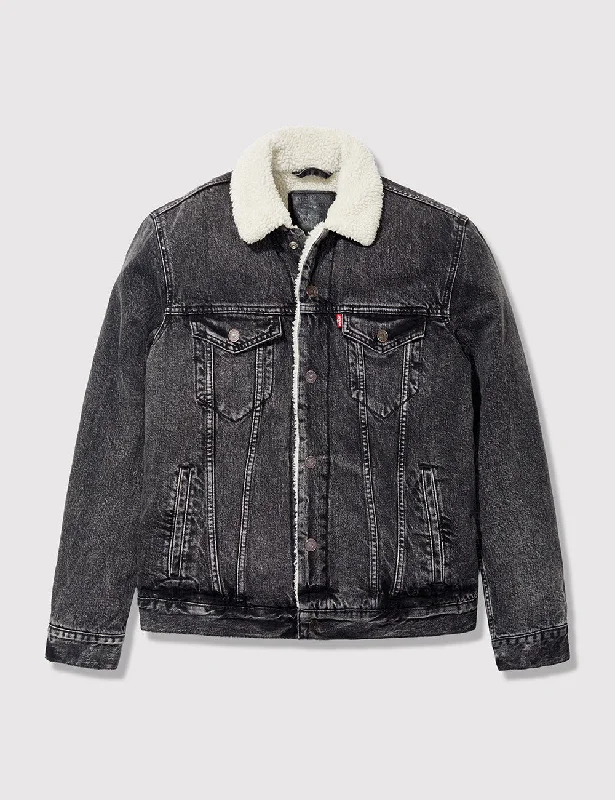 Levis Type 3 Sherpa Trucker Jacket - Brusted