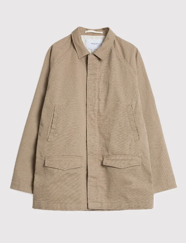 Norse Projects Bertram Twill Jacket (Cotton) - Khaki