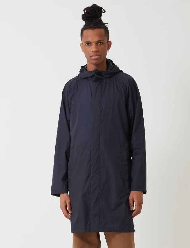 Norse Projects Elias Light Rain Jacket - Dark Navy Blue