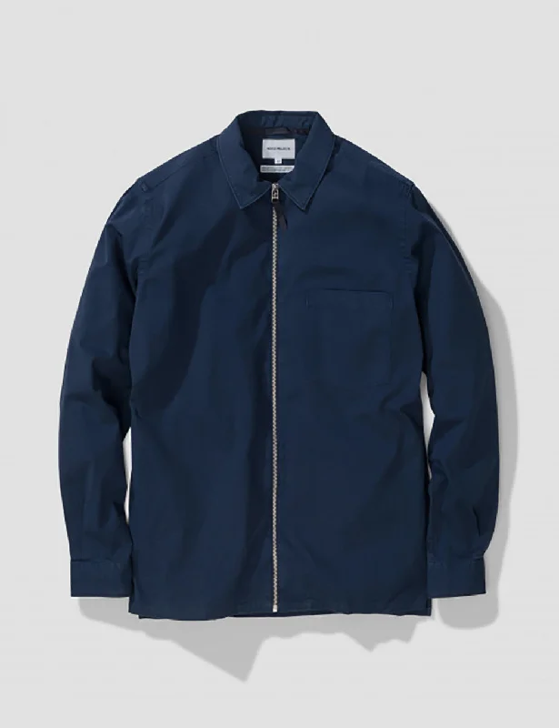 Norse Projects Jens Twill Jacket - Navy