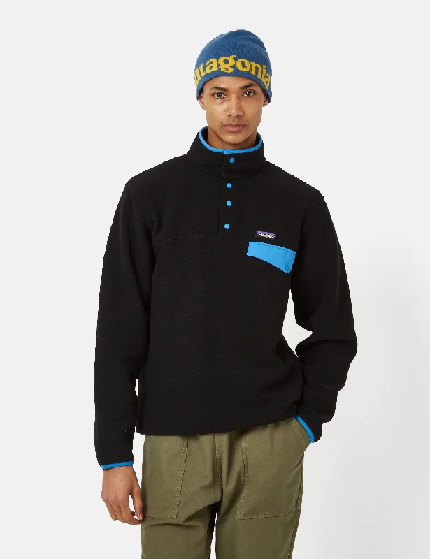 Patagonia Lightweight Synchilla Snap-T Fleece Pullover - Black