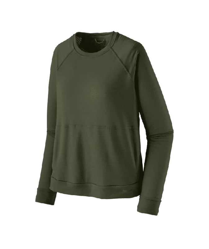 PATAGONIA Women's Capilene Thermal Long Sleeve Crew Pine Needle Green