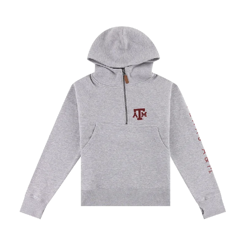 Texas A&M Bronco Oversized Fleece Quarter Zip