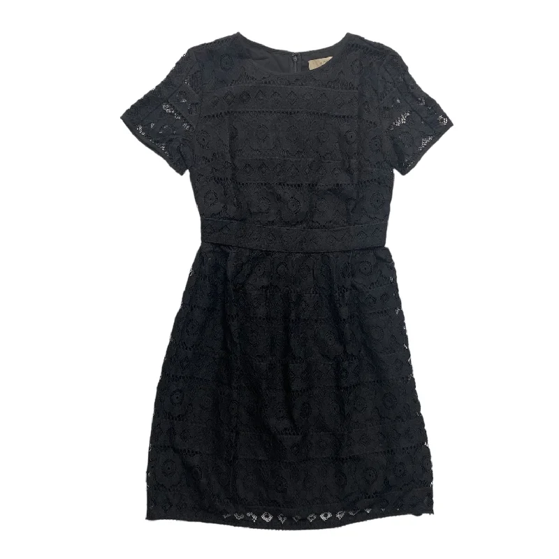 Black Dress Casual Midi Loft, Size Xs