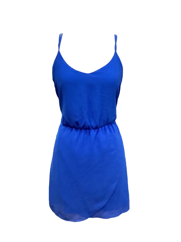 Blue Dress Casual Midi Bcx, Size L