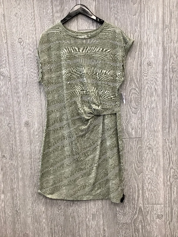 Green Dress Casual Midi Time And Tru, Size L