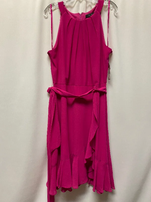 Pink Dress Casual Midi Jessica Howard, Size Xl