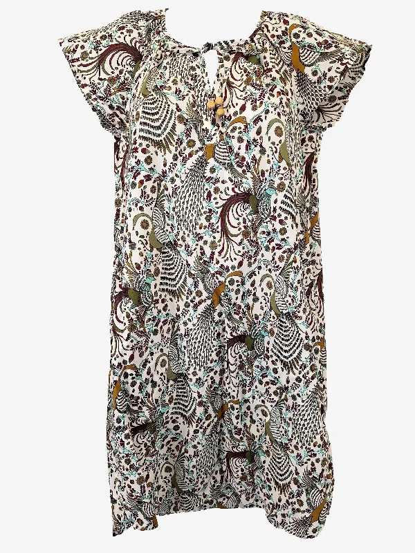 Leona Edmiston Autumn Garden Lightweight Mini Dress Size XS