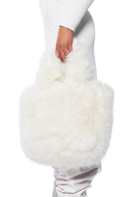 PARTY BCARDI SMALL FAUX FUR BAG