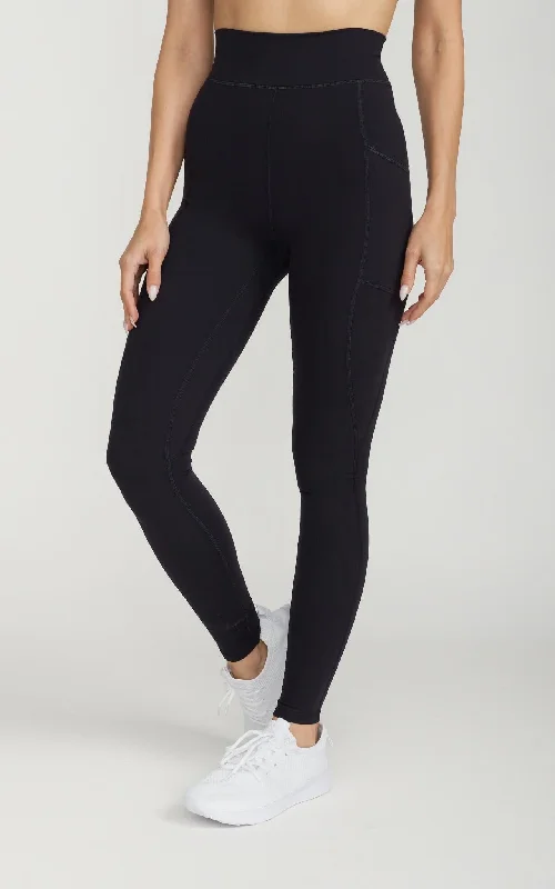 Bliss Legging 28" With Pockets in Black